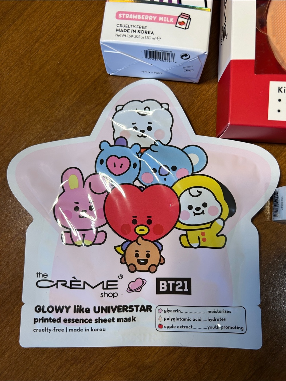 The Crème Shop Skincare & Makeup Set - Black Pink Bow Pouch - Picture 5 of 9